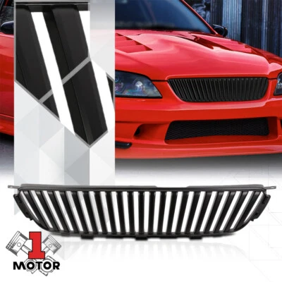 For 2001-2005 Lexus IS300{VERTICAL-BAR}Matte Black ABS Bumper Grille Vent Grill - Image 1 of 4