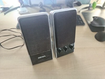 Sigma SLS11 Computer/PC Stereo Tischlautsprecher - AUX/Klinke - Bild 1 von 4