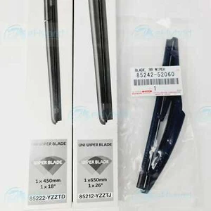 LEXUS CT200H WISCHER VORNE & HINTEN VORNE LINKS RECHTS & HINTEN ORIGINAL WISCHERBLATT SET - Bild 1 von 4