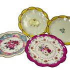 Pretty Tea Party Cake Plates Floral Talking Tables 7 Inch Paper Plates 12 Pack