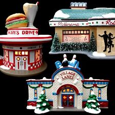DEPT 56 CHRISTMAS VILLAGE / DINAH'S DRIVE-IN / BOWL / ROLLER RINK / YOUR CHOICE!