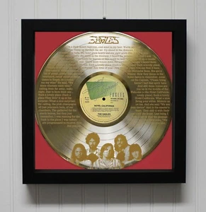 Eagles - Hotel California Framed Laser Etched LP Shadowbox - Picture 1 of 3