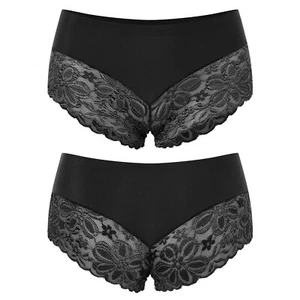 Damen Spitzen Slips Höschen Tanga Offener Schritt Panties Ouvertslip Unterhose - Bild 1 von 60