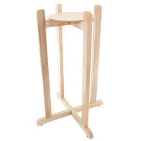 27" Wood Stand for Water Crock, Water Bottles, 3 & 5 Gallon Bottle - Natural NEW - Picture 1 of 2