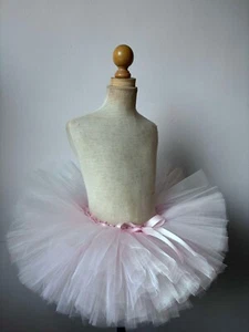 GIRLS / BABY HANDMADE TULLE SKIRT TUTU 0-4 YEARS CAKE SMASH BIRTHDAY UNDERSKIRT - Picture 1 of 3