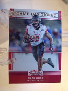 2020 Panini Contenders Football Card  #24 Zack Moss  (948) - Picture 1 of 2