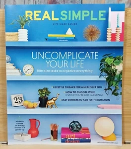 Real Simple Magazine JAN/FEB 2023 Uncomplicate Your Life Bite-Size task to Organ - Bild 1 von 18