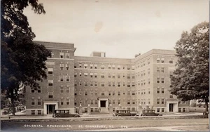 RPPC c1909 St. Johnsbury , Vermont Colonial Apartments Eastern Illustrating Co. - Picture 1 of 2