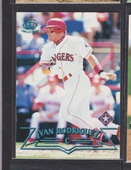 1998 PACIFIC CROWN COLL PLATINUM BLUE PARALLEL #208 IVAN RODRIGUEZ RARE SP 1/67 - Image 1 of 1