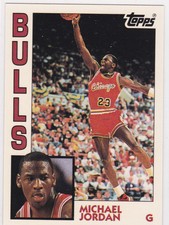 MICHAEL JORDAN ROOKIE CARD Topps Basketball CHICAGO BULLS RC #23 MJ LE