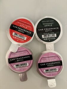 Bath and Body Works Assorted Car Fragrance Refills NEW SEALED 🚙 Set Of 4