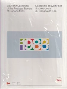 Canada 1983 Year Book w/ A full set of Canada Post’s 1983 stamps set UNOPEN - Foto 1 di 2