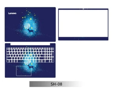 Dazzle Laptop Protector Leather Skin Stickers For Lenovo IdeaPad 720-15 - Image 1 of 4