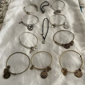 Bag of Alex and Ani bracelets - Picture 1 of 13