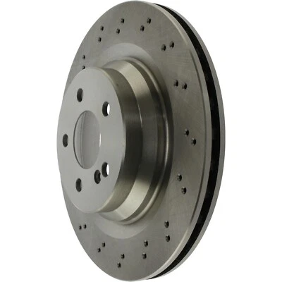 For 2003-2006 Mercedes-Benz E55 AMG Cross-Drilled Disc Brake Rotor Rear Centric - Image 1 of 4