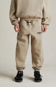 Fear of God Essentials Kids Desert Sand Fleece Sweatpants jogger Taupe  - Picture 1 of 4
