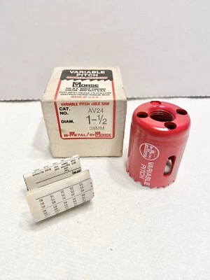 M.K. Serra de furo bi-metal MORSE AV24 1-1/2"/38mm - Imagem 1 de 2