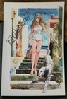 Brigitte Bardot Repro vom original Autogramm auf 20x30 Großfoto Manara 