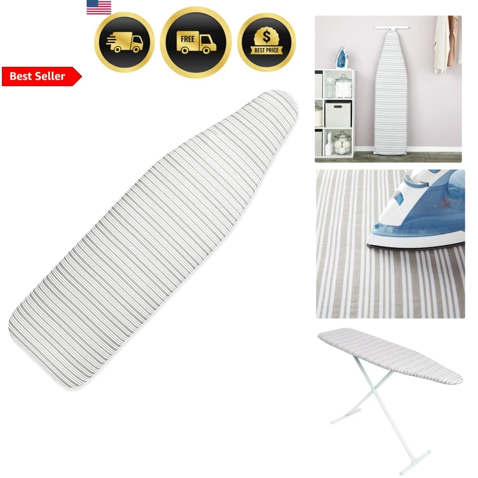 Juvale Ironing Board Cover and Pad Standard Size - 15x54 inch Heavy Duty Thick P