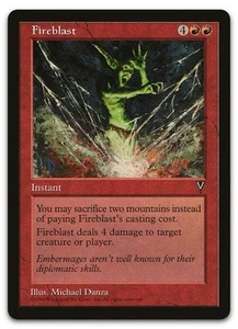 Fireblast (NM) Visions VIS Magic MTG - Picture 1 of 2