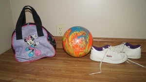 DAMEN BRAUNSCHWEIG USA DISNEY DONALD DUCK COSMIC DLP0684 BOWLINGKUGEL - TASCHE & SCHUHE - Bild 1 von 13