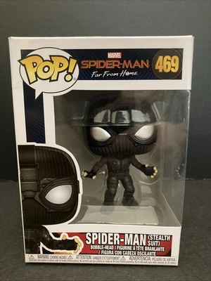 Funko POP! Vinyl Marvel Spider-Man Far From Home Spider-Man Stealth Suit #469 - Image 1 of 4