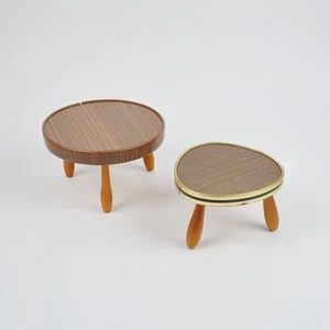 2 x Vintage Blumenhocker - Dreibein - Tripod - alte Blumenständer - Blumentisch - Bild 1 von 6