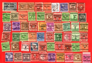 U. S. Precancel Stamps Used with LINE PAIR & DOUBLE LINE, HIGH VALUE😊115 - Picture 1 of 1