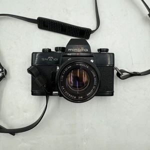 Minolta SR-T 101 analoge Spiegelreflexkamera 35 mm MC Rokkor-PF f/1,9 f=55 mm schwarz getestet - Bild 1 von 17