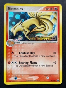 Pokémon Ninetales EX Esmeralda Estampada Reverso Holo Raro 38/106 2005 - Imagen 1 de 2