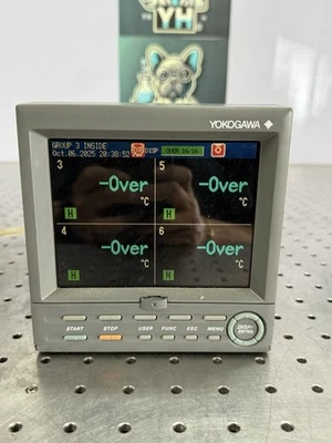 Yokogawa FX106-4-2 papierloser Recorder Datenlogger FX100 Serie Einschalten Ist-Zustand - Bild 1 von 4
