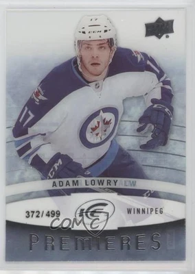 2014-15 Upper Deck Ice Ice Premieres /499 Adam Lowry #129 Rookie RC - Image 1 of 2