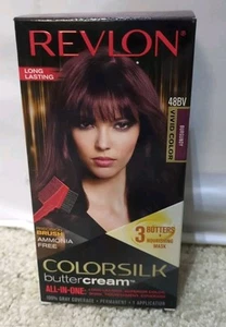 Revlon Colorsilk Buttercream Hair Color #48BV Burgundy - Picture 1 of 6
