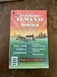 Farmers' Almanac for the Year ( 2025 ) Since 1818 Magazine - Picture 1 of 6