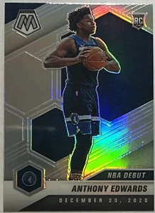 2020-21 Panini Mosaic - NBA Debut Anthony Edwards #261 Silver Prizm (RC) - Picture 1 of 2
