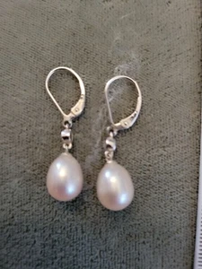 Ohrringe 14kt Weißgold Borque WhitePearl - Bild 1 von 4