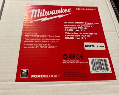 Milwaukee Tool 49-16-2657C 2 In. Pex Crimp Jaw For M18 Force Logic Press Tool - Image 1 of 4