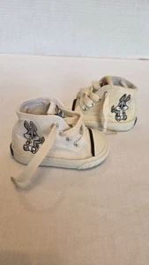 Vtg Keds 90s Warner Bros Baby Looney Tunes Embroidered Bugs Bunny Sneakers Sz 2 - Picture 1 of 14