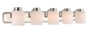 Dolan Designs 3505-09 Westport 5 Light 39 inch Satin Nickel Bath Bar Wall Light - Picture 1 of 1