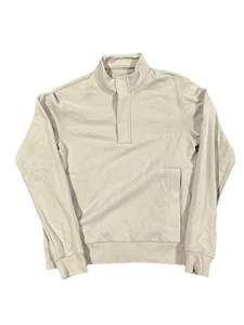 VUORI Cypress 1/4 Zip Fleece Tan Pullover Sweatshirt Gr. S Herren - Bild 1 von 4