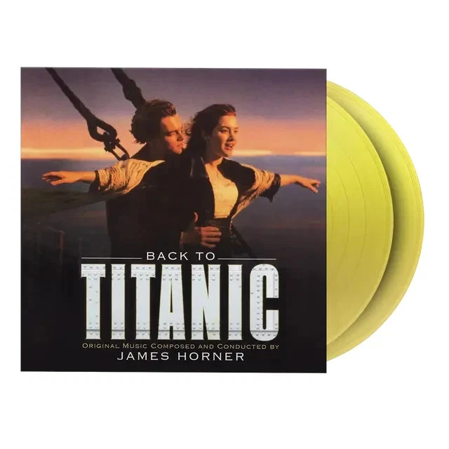 BACK TO TITANIC ORIGINAL SOUNDTRACK LIMITED EDITION NUMBERED YELLOW VINYL 2-LP - Image 1 of 1