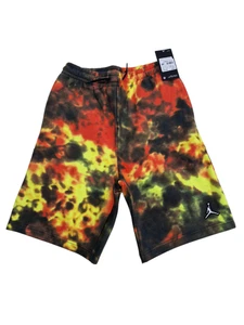 Boy's Nike Air Jordan Fleece Tie Dye Jersey Basketball Shorts 13-15 Years - Picture 1 of 5