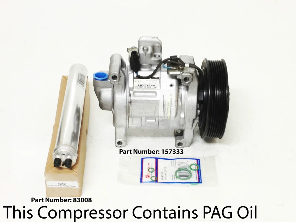 08-12 Honda ACCORD 2.4L (4 CILINDROS) EUA OEM REMAN. KIT COMPRESSOR AR CONDICIONADO COM GARANTIA. - Imagem 1 de 1