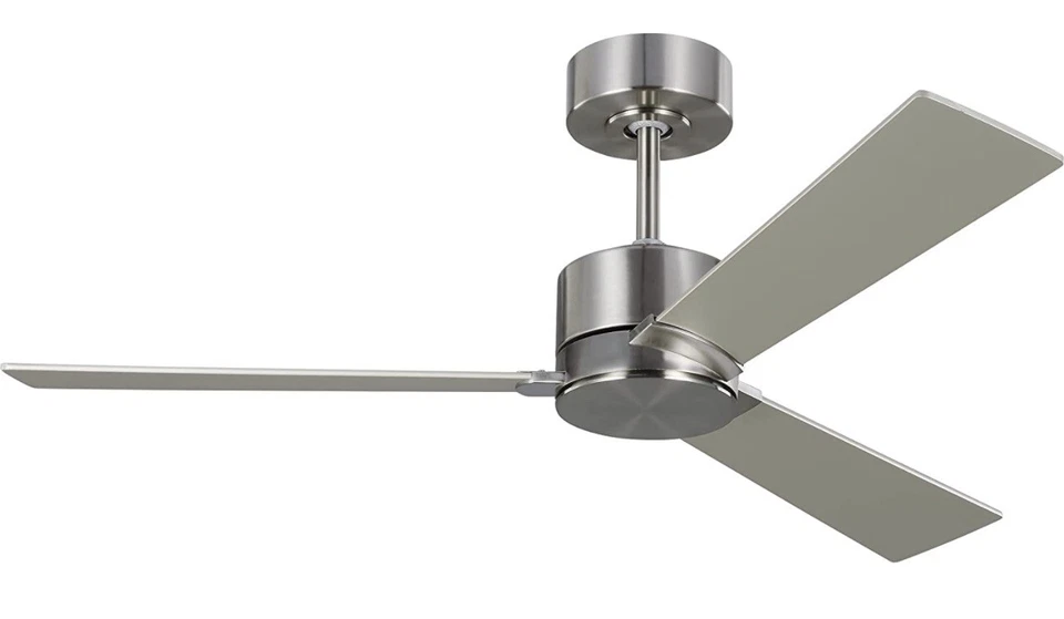 Monte Carlo-3ROZR44BS-44``Ceiling Fan-Brushed Steel - Image 1 of 3