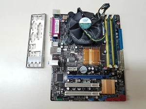 Asus P5QPL-AM REV. 1.03G + Core2Duo E7500 + 2GB + I/O Shield COMBO TESTED - Picture 1 of 5