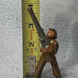Barclay Manoil Lead Soldier #774 Anti Aircraft Gunner - Made In USA VGC - Picture 1 of 10