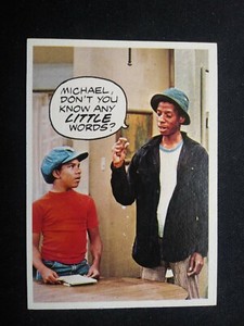 1975 Topps Good Times Card # 2 Michael, don't you know any LITTLE words?... (EX)