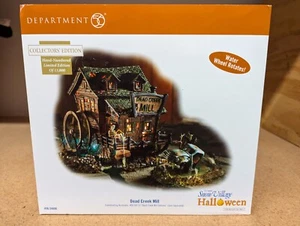 Department Dept 56 Dead Creek Mill Halloween Village #54606 TESTED WORKING W Box - Picture 1 of 10