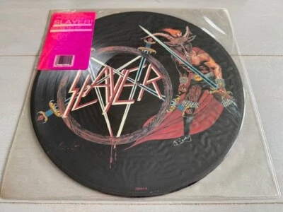 SLAYER - SHOW NO MERCY ORG 1.PRESS PICTURE DISC (USA) 1987     METALLICA,EXODUS - Image 1 of 4