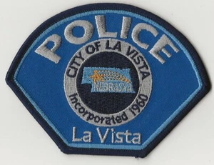 CITY OF LA VISTA NEBRASKA 1960 POLIZEI SCHULTERAUFNÄHER. - Bild 1 von 1